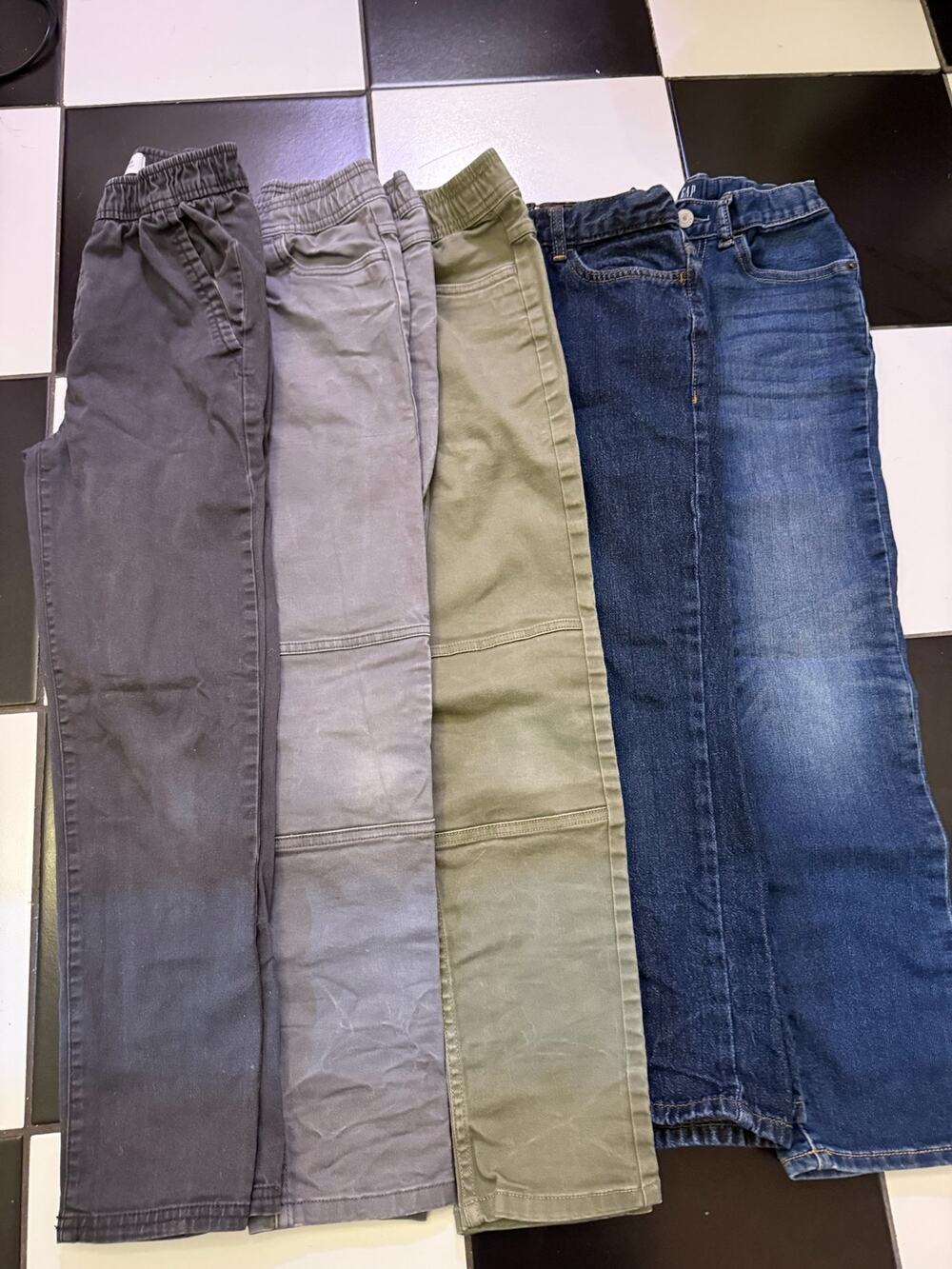 Lot of 5 Boys Pants - Kids Size 10 - Gap/Cat & Jack/Old Navy/Hanna Andersson